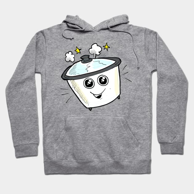 Happy little rice cooker Hoodie by johnnybuzt